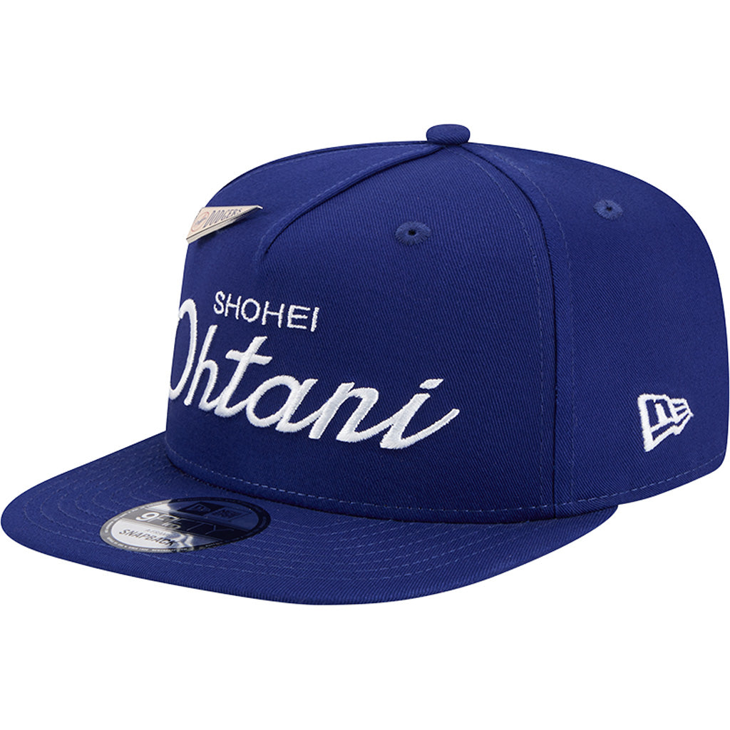 MLB Los Angeles Dodgers Shohei Ohtani New Era Player Name 9FIFTY A-Frame Snapback Hat - Blue