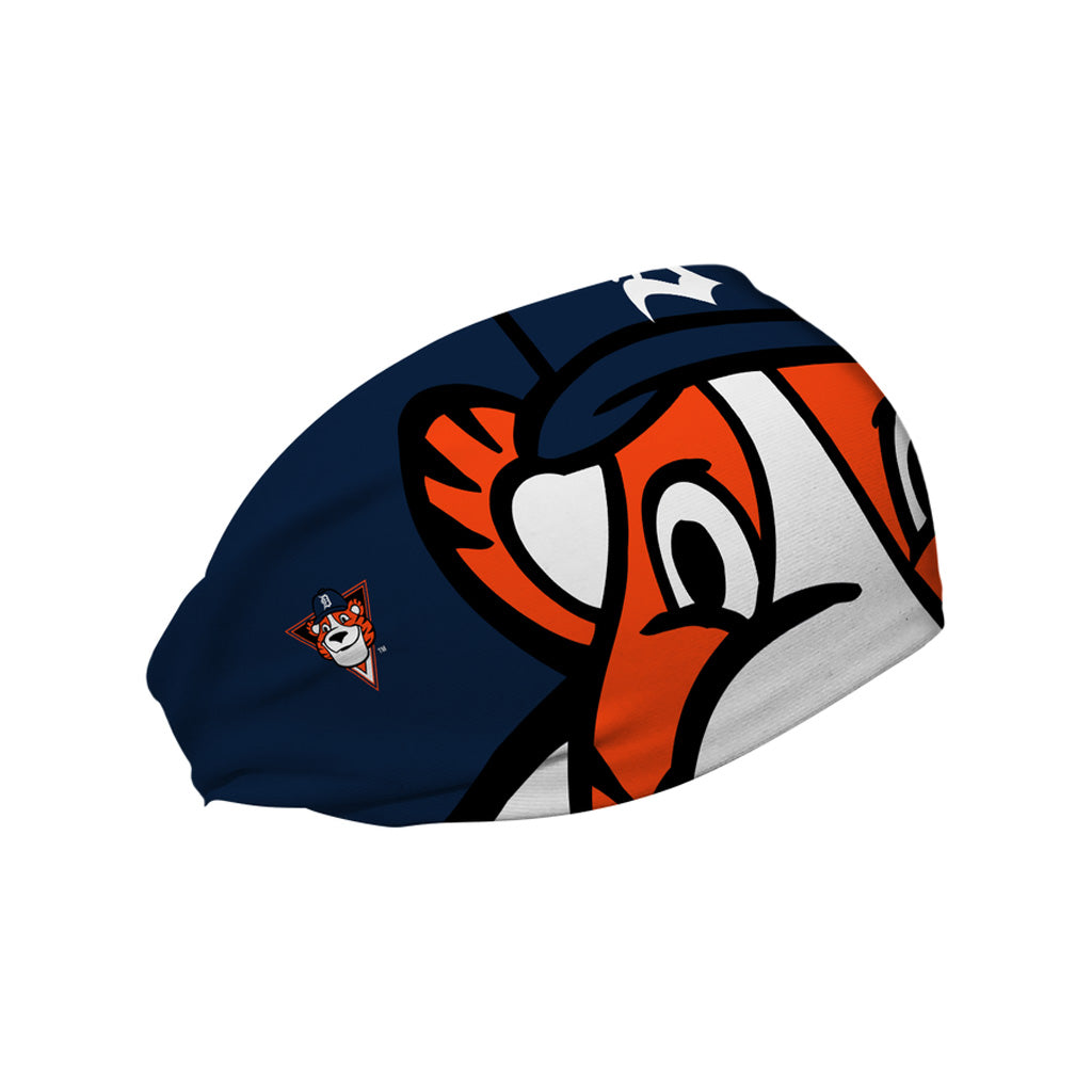 MLB Detroit Tigers Vertical Athletics Mascot Stare Headband - Navy