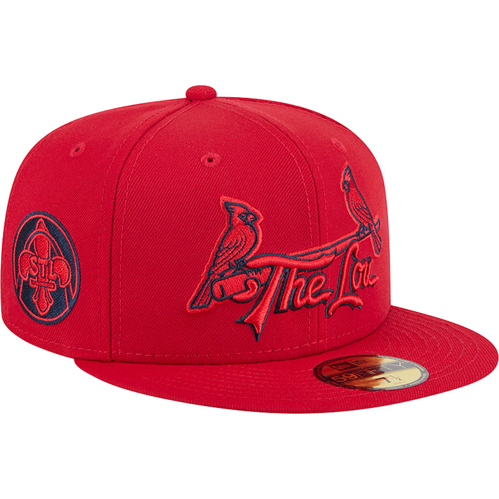 MLB St. Louis Cardinals New Era City Connect Fan Pack 59FIFTY Fitted Hat - Red