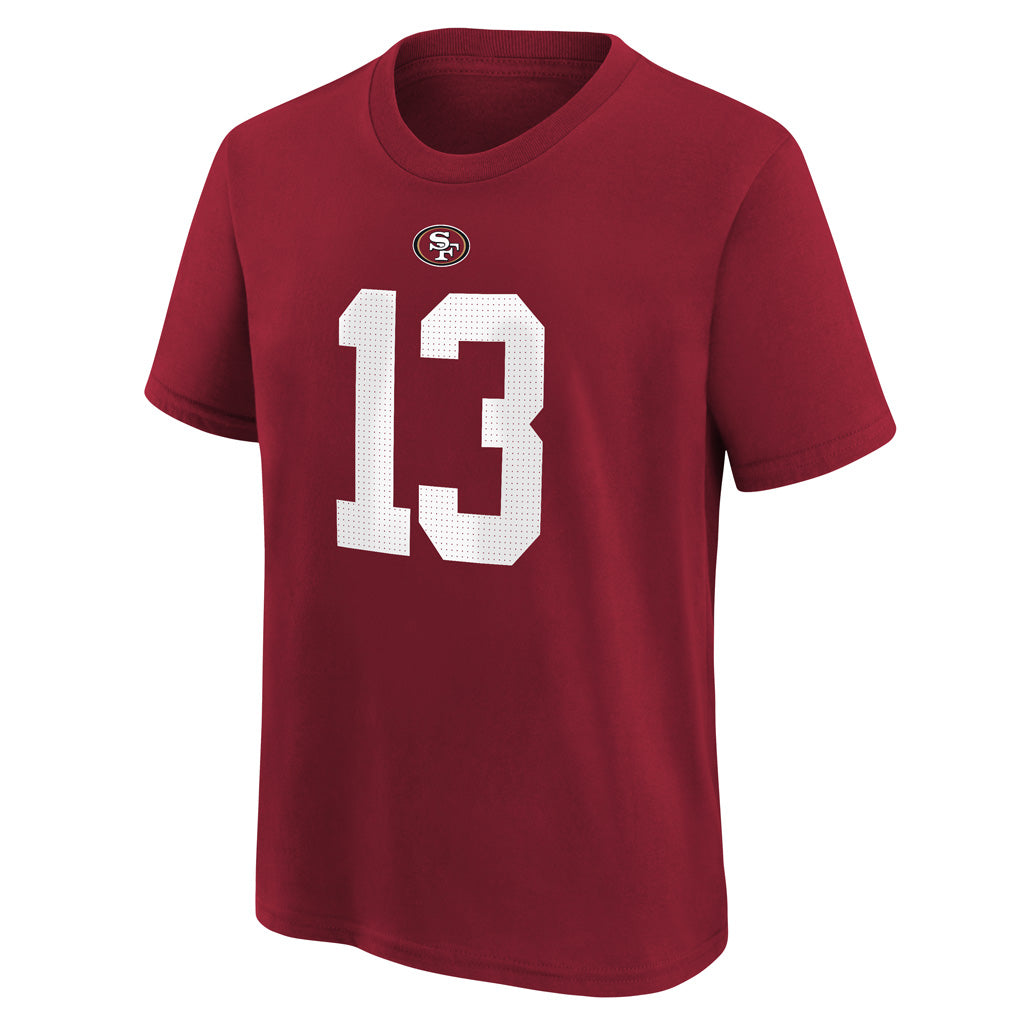 NFL San Francisco 49ers Brock Purdy Youth Nike Name & Number T-Shirt - Red