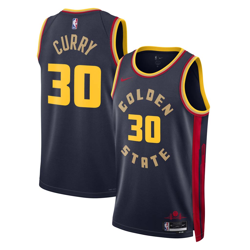 NBA Golden State Warriors Steph Curry Nike 2024/25 City Edition Swingman Jersey