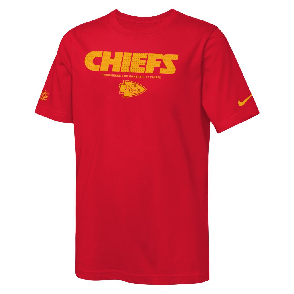 NFL Kansas City Chiefs Youth Nike Team Issue T-Shirt - Red