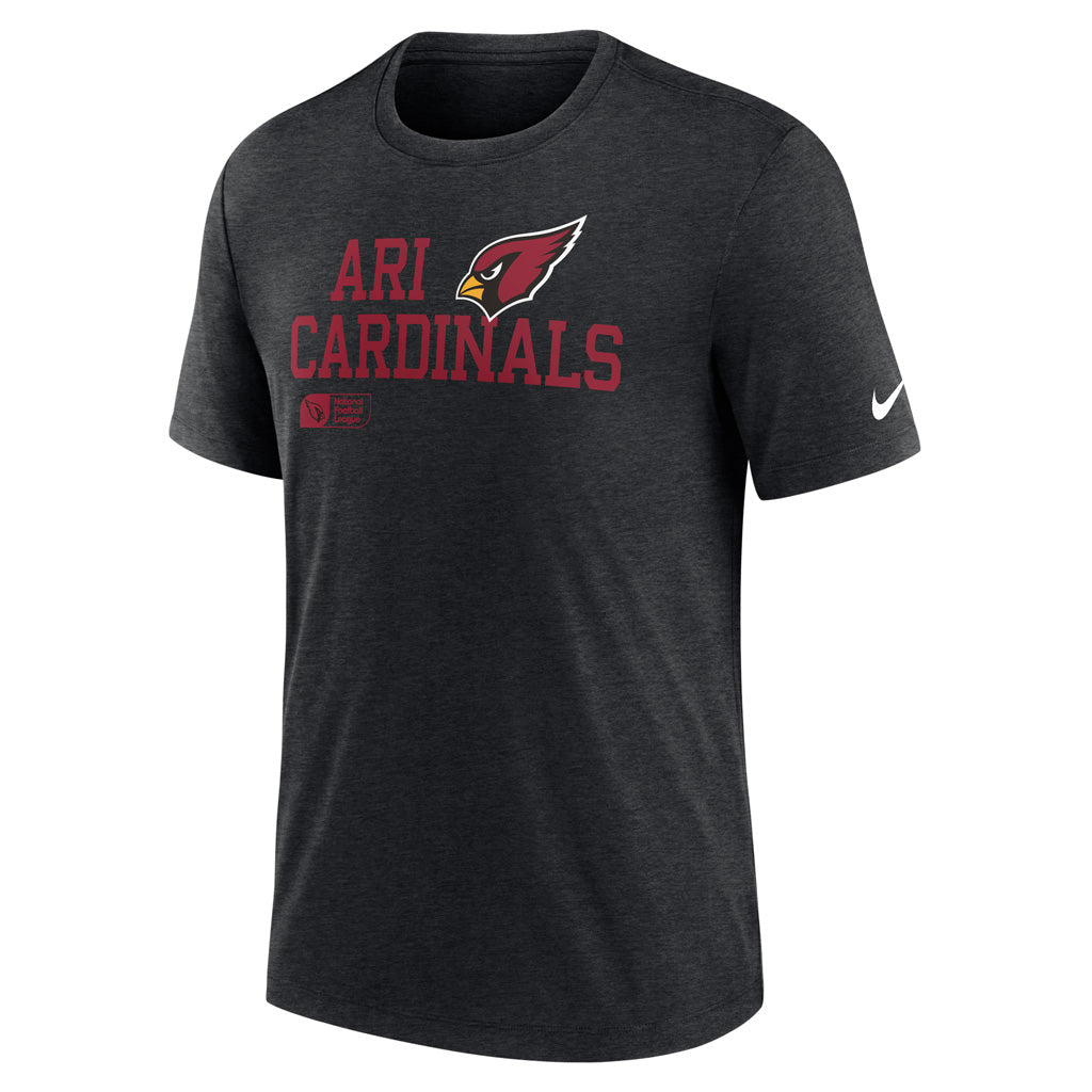 NFL Arizona Cardinals Nike Lock Up Tri-Blend T-Shirt - Black