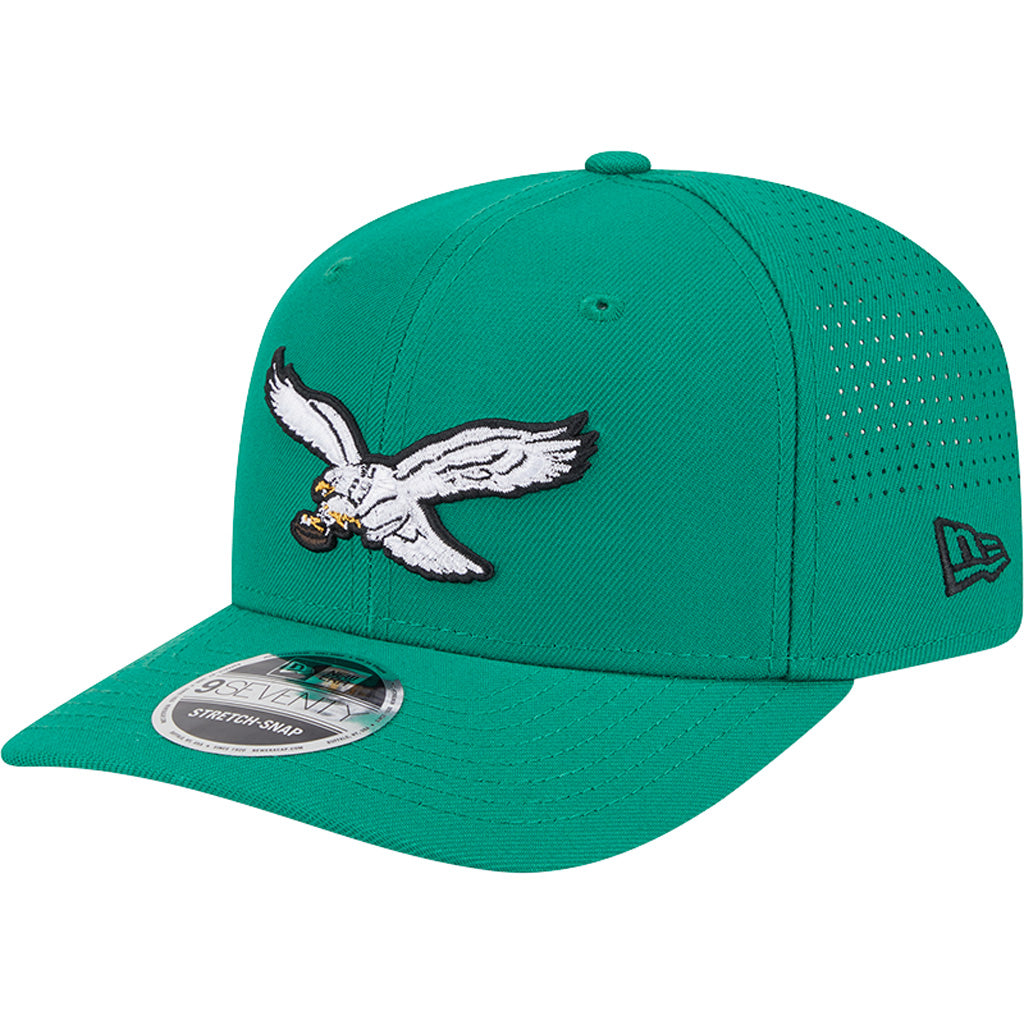NFL Philadelphia Eagles New Era Performance 9SEVENTY Stretch-Snapback Hat - Green