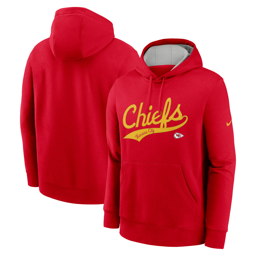 NFL Kansas City Chiefs Nike Rewind Club Pullover Hoodie