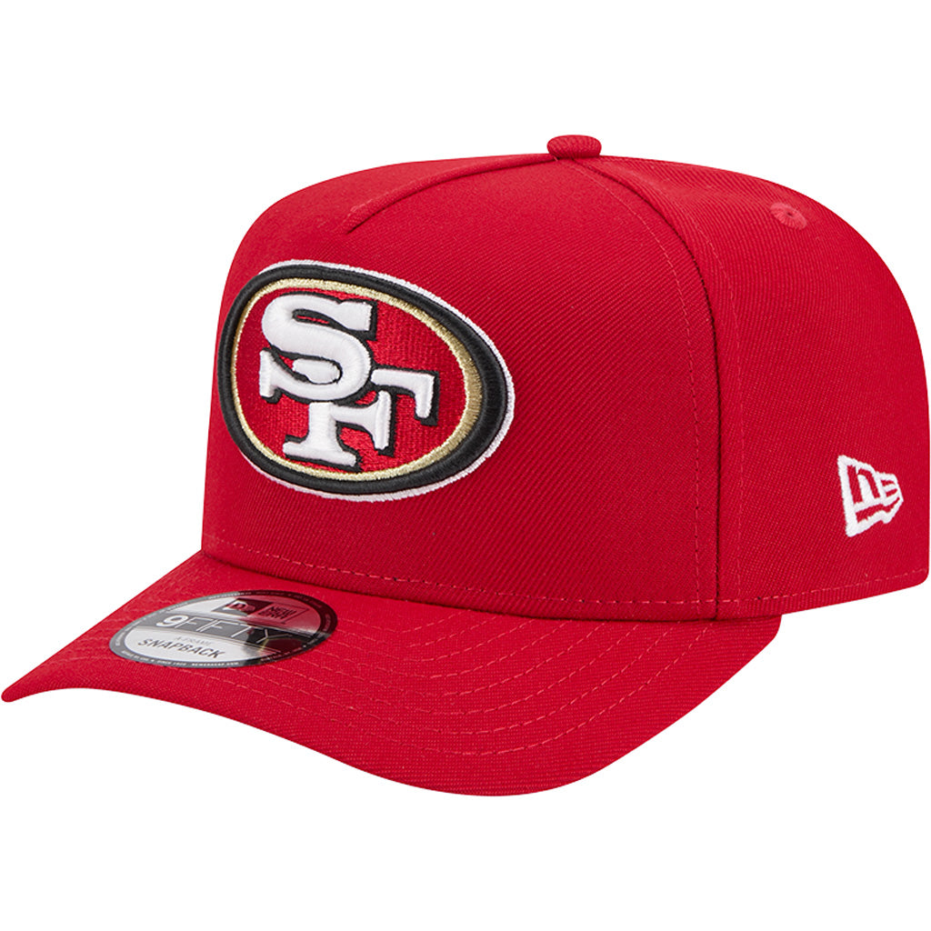 NFL San Francisco 49ers New Era OTC 9FIFTY A-Frame Hat - Red