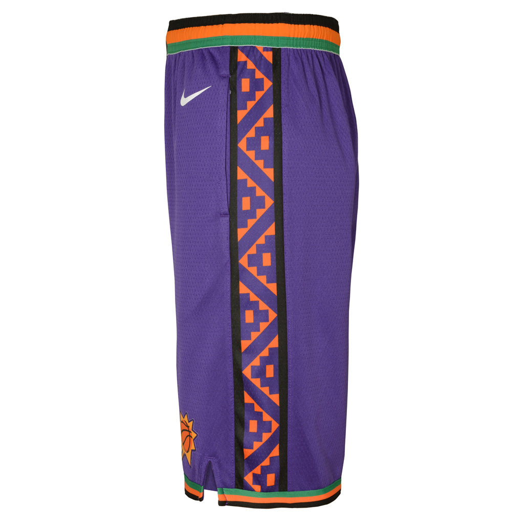 NBA Phoenix Suns Youth Nike City Edition 2024/25 Swingman Shorts