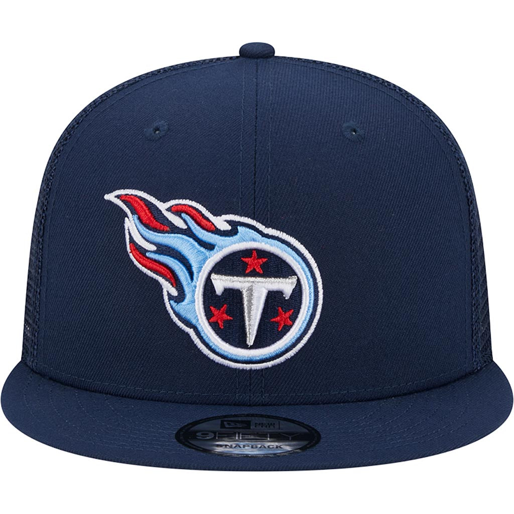 NFL Tennessee Titans New Era 9FIFTY Snapback Trucker Hat - Navy