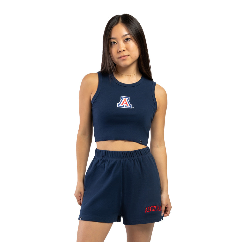 NCAA Arizona Wildcats Women's Hype & Vice Cutoff Tank Top