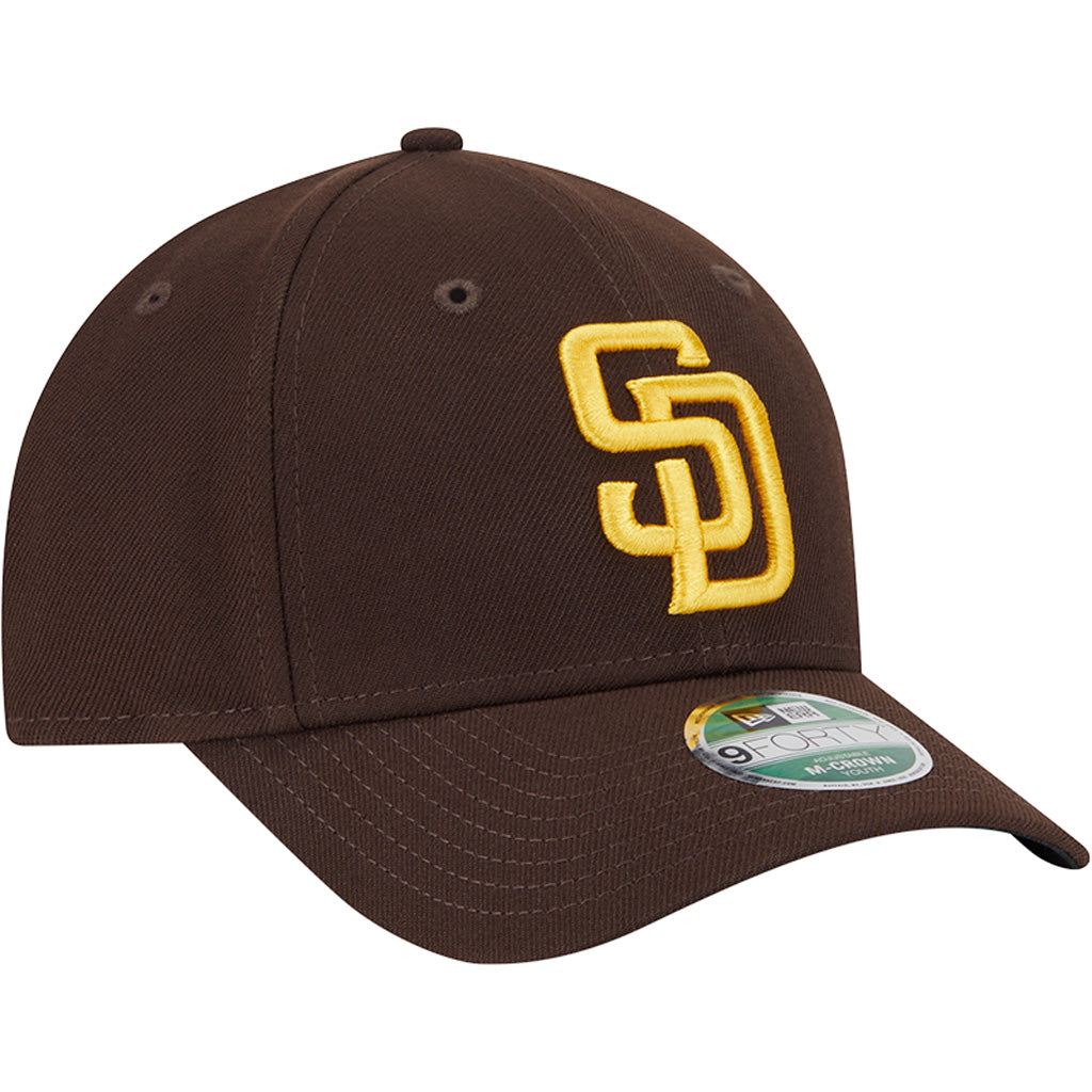 MLB San Diego Padres Youth New Era Game Player Replica 9FORTY M-Crown Hat - Brown