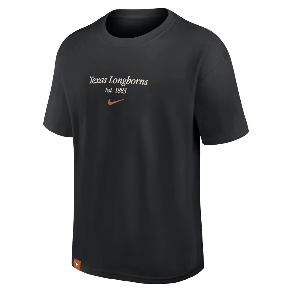 NCAA Texas Longhorns Nike Script Max90 T-Shirt - Black