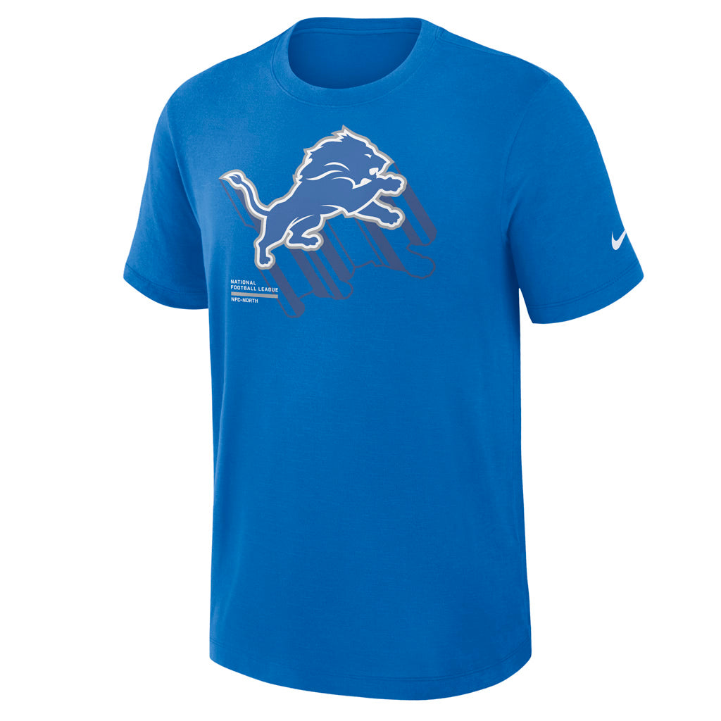 NFL Detroit Lions Nike Slub T-Shirt - Blue