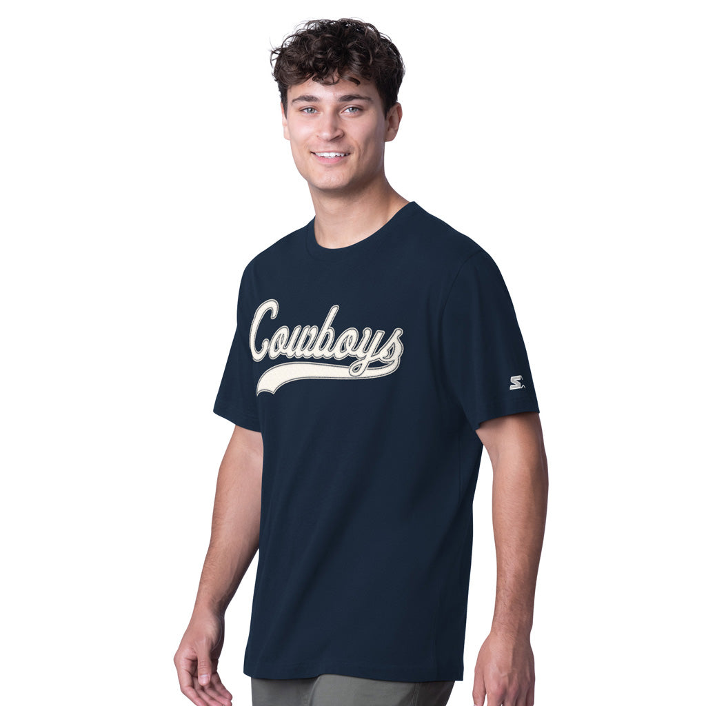 NFL Dallas Cowboys Starter Assist Slub T-Shirt - Navy