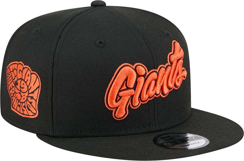 MLB San Francisco Giants New Era 2025 City Connect Fan Pack 9FIFTY Snapback Hat - Black