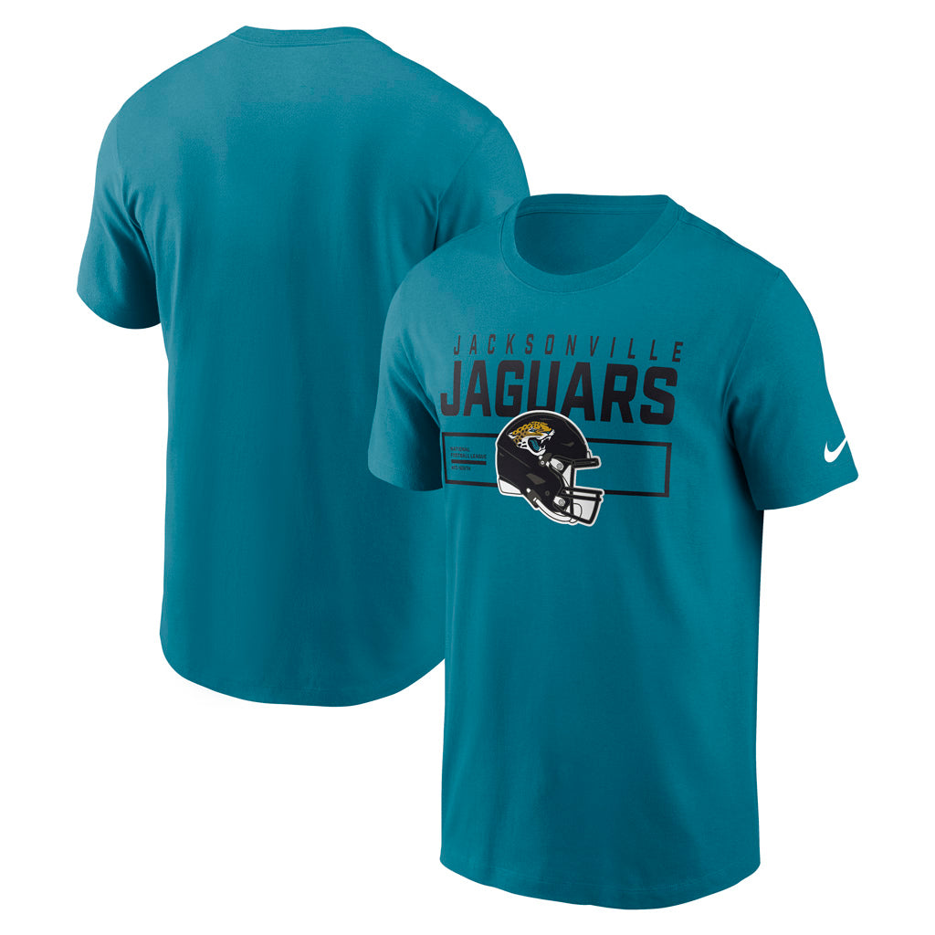 NFL Jacksonville Jaguars Nike Helmet Essential T-Shirt - Teal