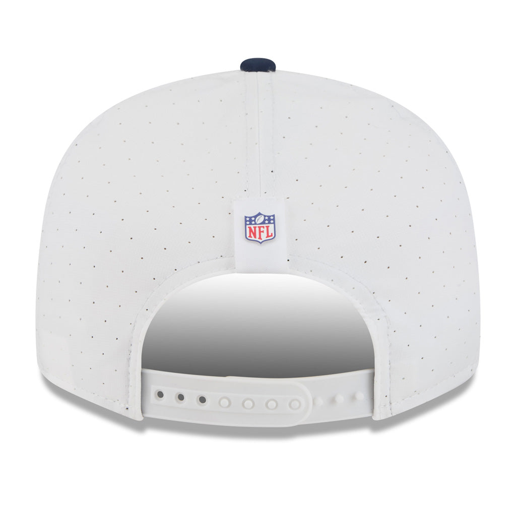 NFL Denver Broncos New Era 2025 Training 9FIFTY Split Panel Snapback Hat - White