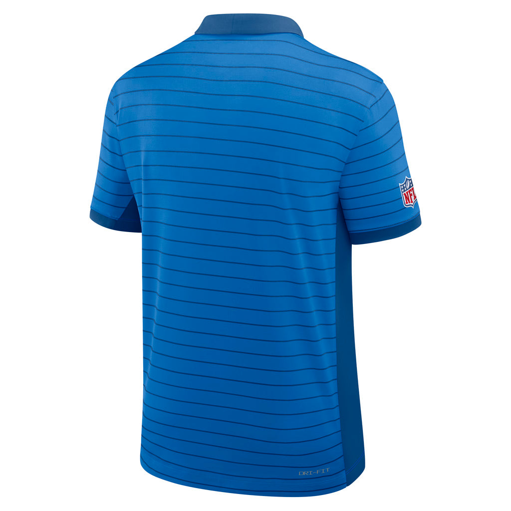 NFL Detroit Lions Nike 2025 Dri-Fit Striped Polo - Navy