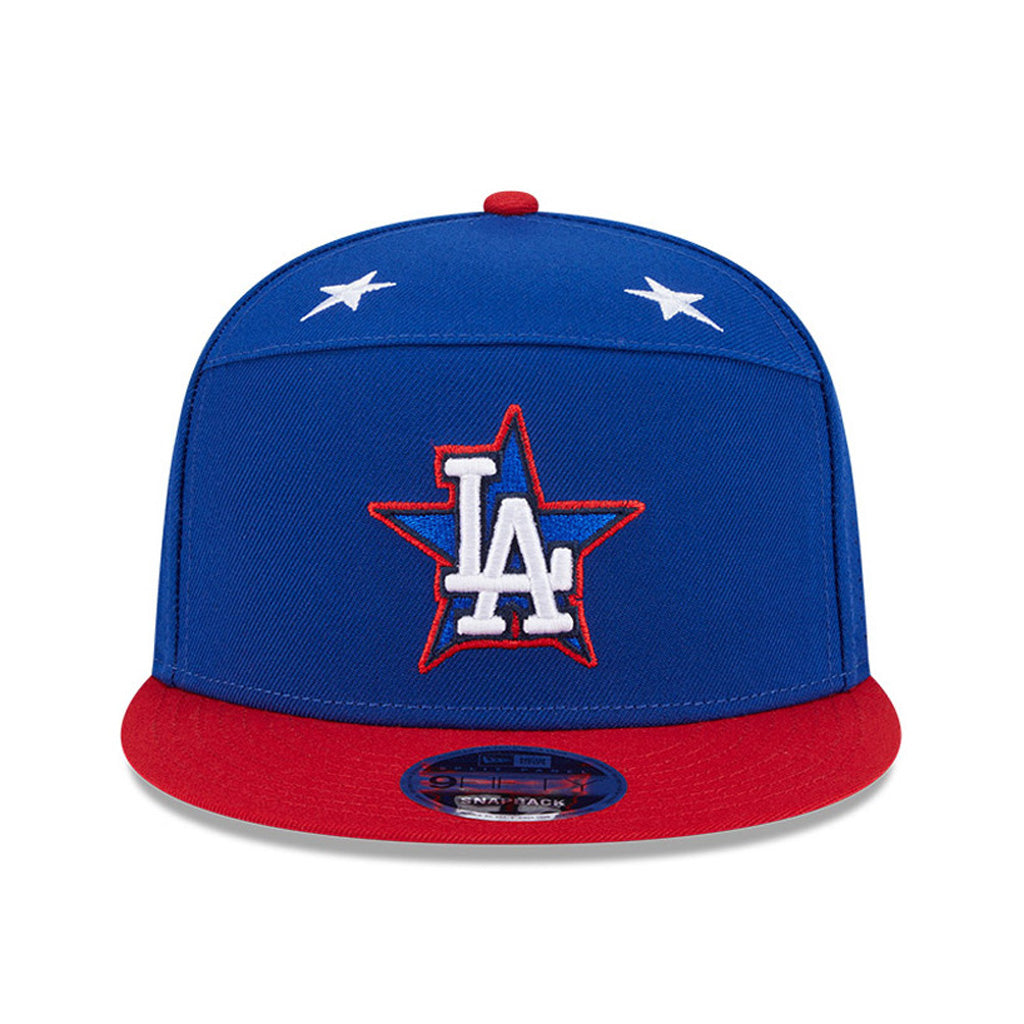 MLB Los Angeles Dodgers New Era 2025 All Star Game Workout 9FIFTY Split Panel Snapback Hat - Blue