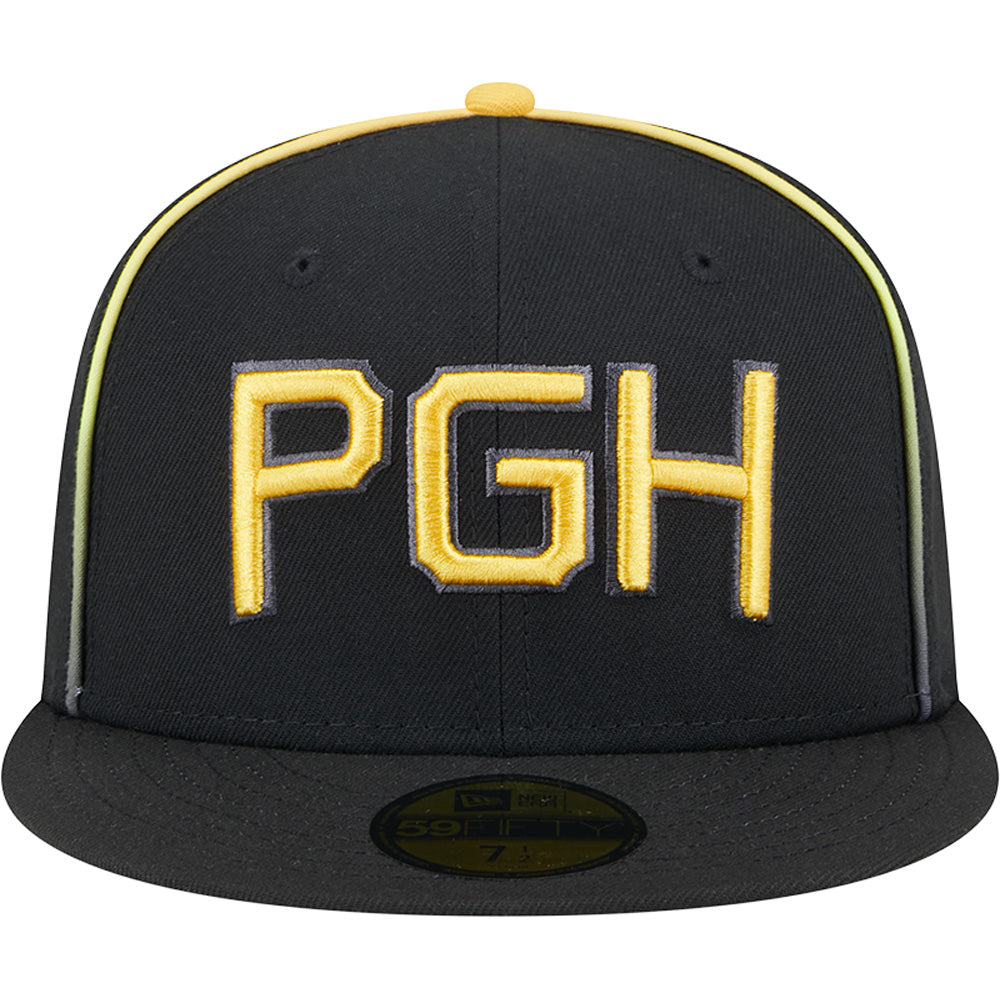 MLB Pittsburgh Pirates New Era City Connect Alternate 59FIFTY Fitted Hat - Black