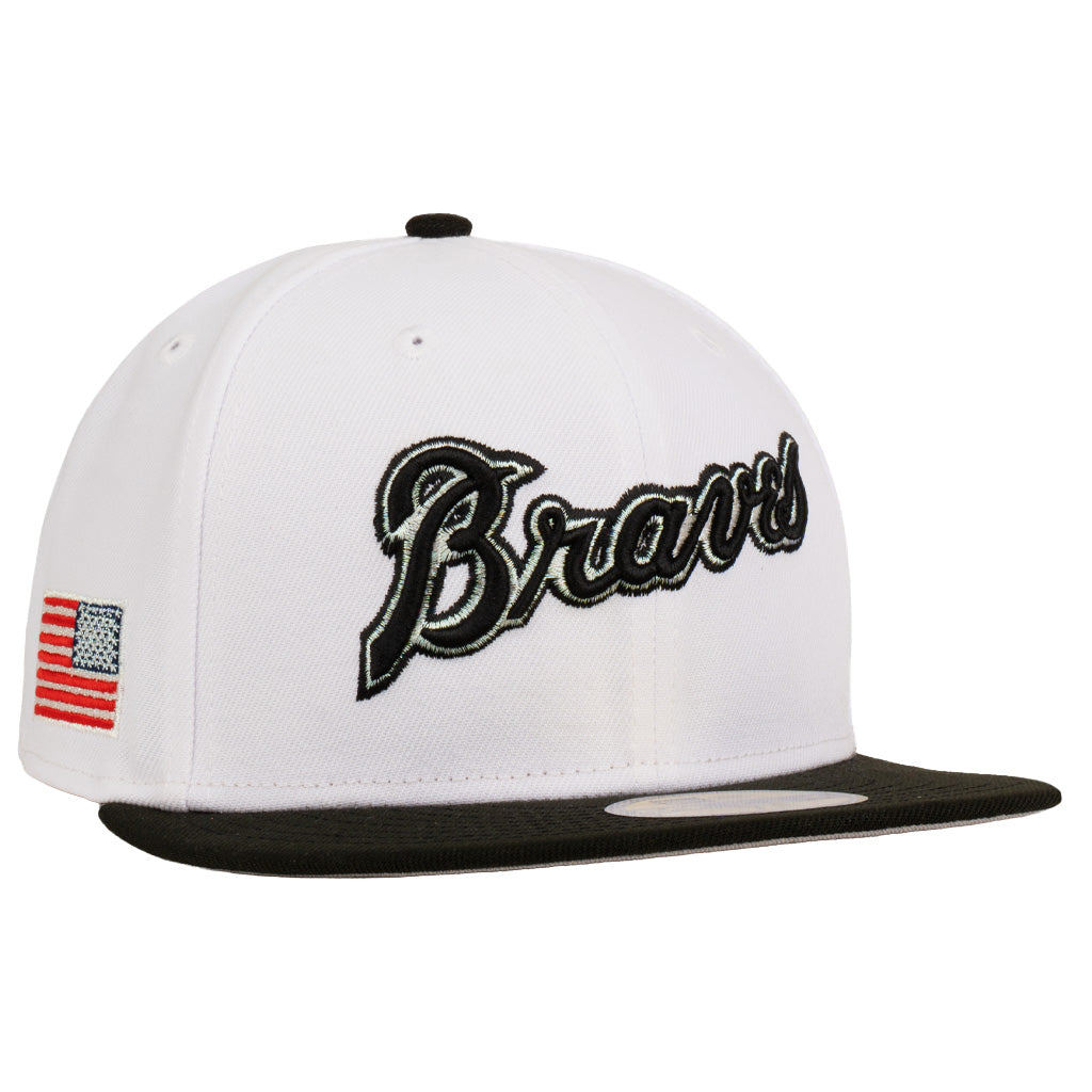 MLB Atlanta Braves New Era Space Shuttle 59FIFTY Fitted Hat - White