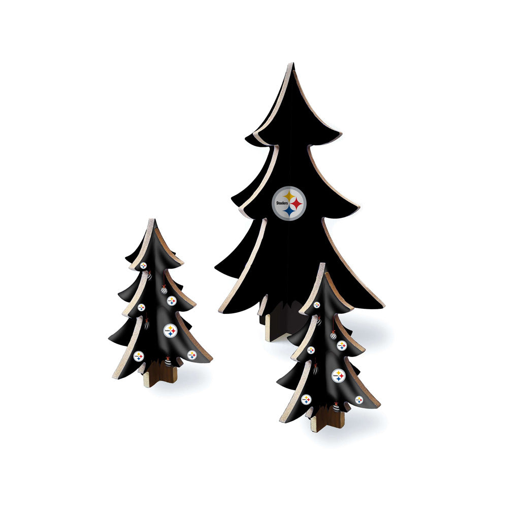 NFL Pittsburgh Steelers Fan Creations Desktop Tree Set