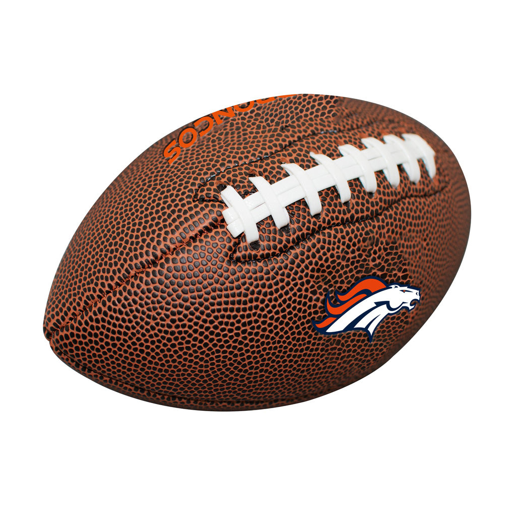 NFL Denver Broncos Logo Brands Mini Composite Football - Brown