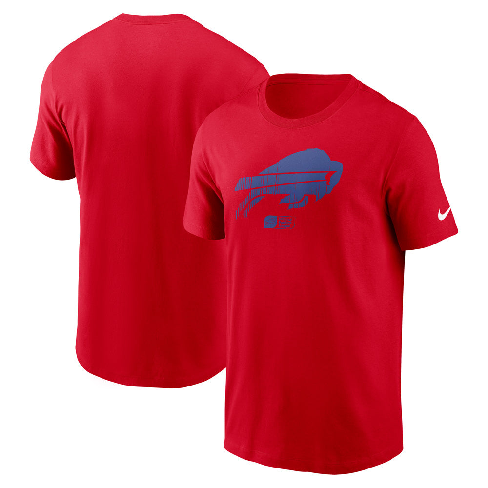 NFL Buffalo Bills Nike Faded Essential T-Shirt - Red