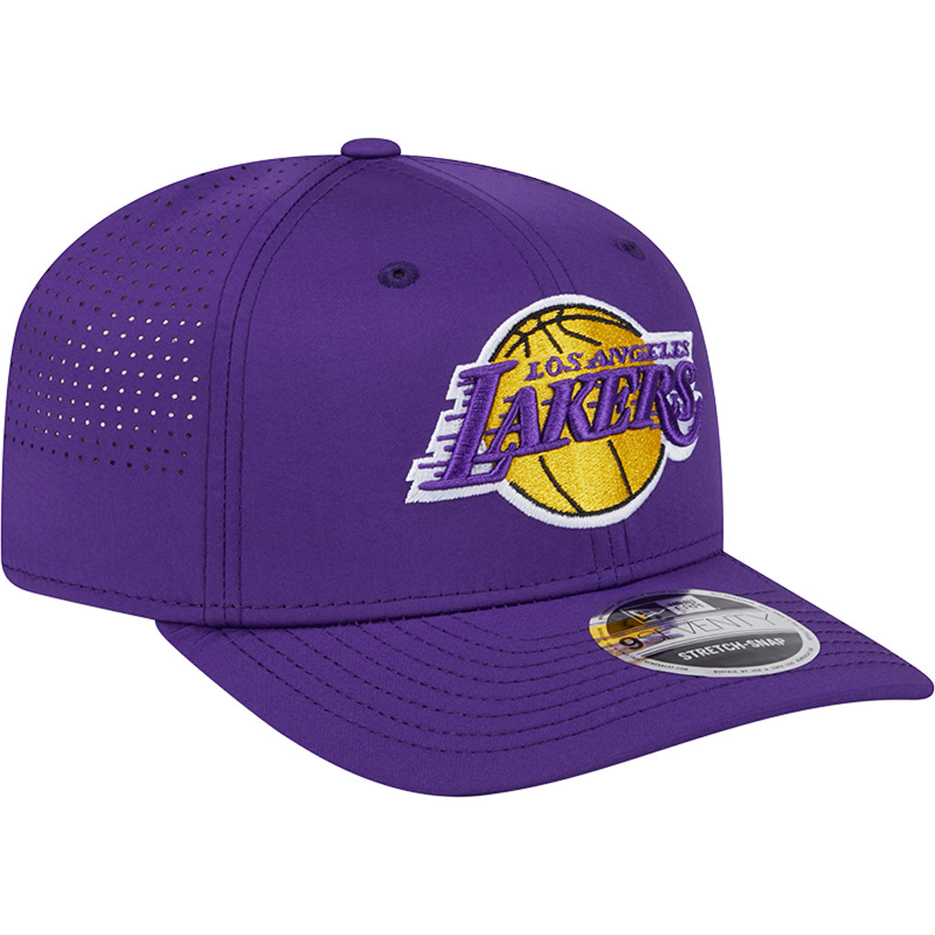 NBA Los Angeles Lakers New Era Perform 9SEVENTY Stretch Snapback Hat - Purple