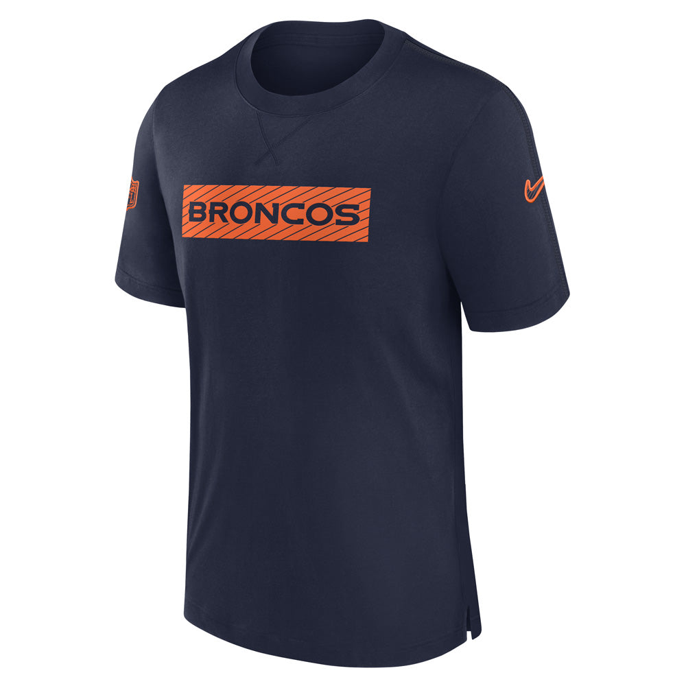 NFL Denver Broncos Nike Sideline Player Performance T-Shirt - Navy