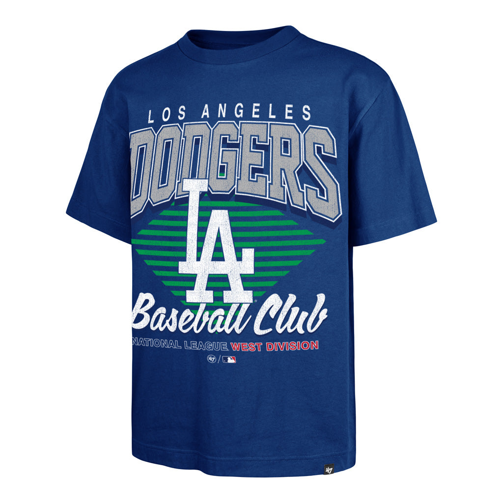 MLB Los Angeles Dodgers '47 Extended Play Foundation T-Shirt - Blue