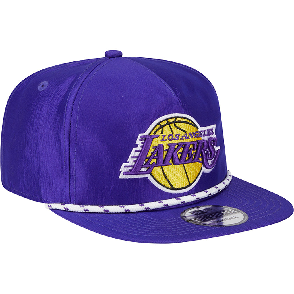 NBA Los Angeles Lakers New Era Team Rope Golfer 9FIFTY Hat - Purple