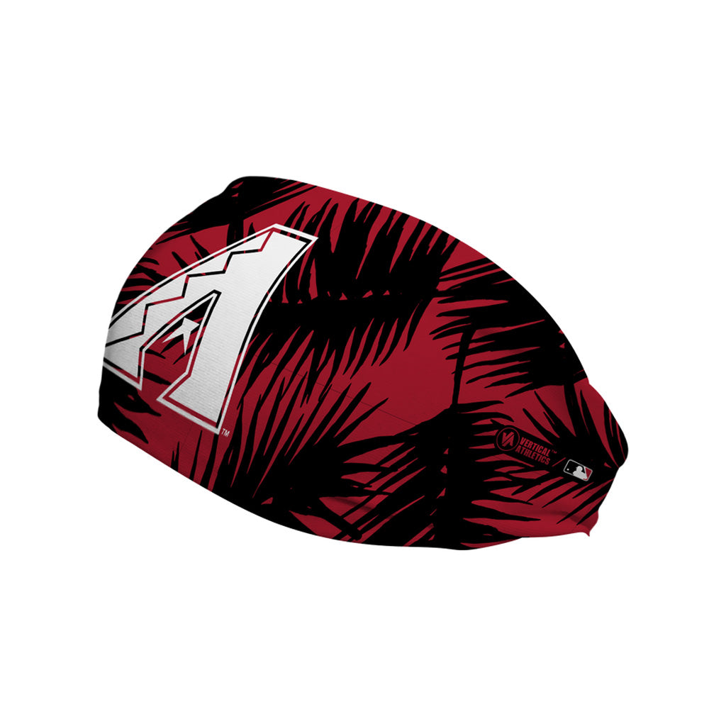 MLB Arizona Diamondbacks Vertical Athletics Big Palm Cap Logo Headband - Red