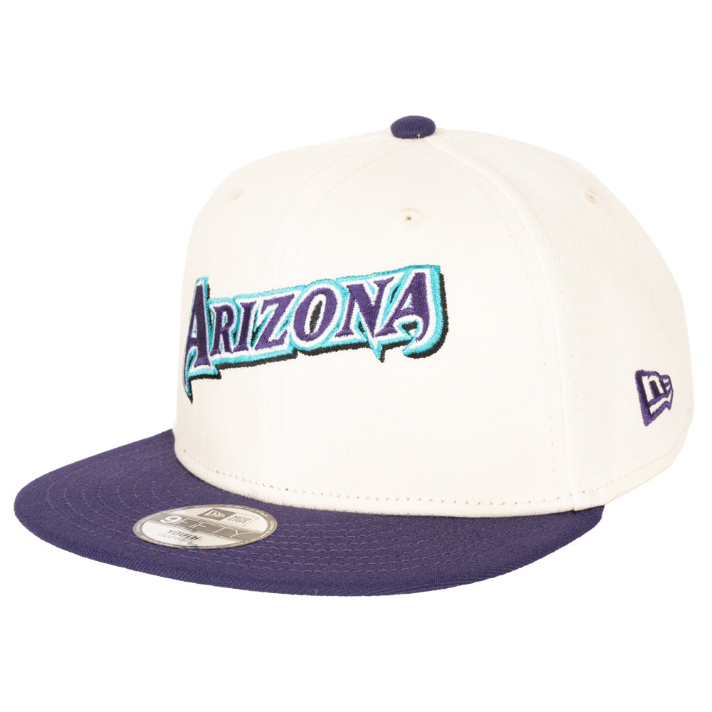 MLB Arizona Diamondbacks Youth New Era Cooperstown Cream 9FIFTY Snapback Hat - Cream