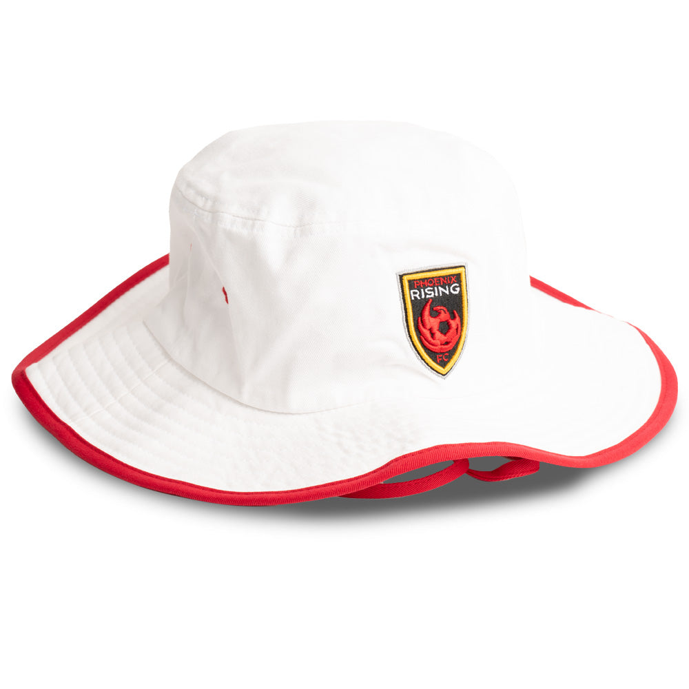 Phoenix Rising Zephyr Trainer Bucket Hat - White