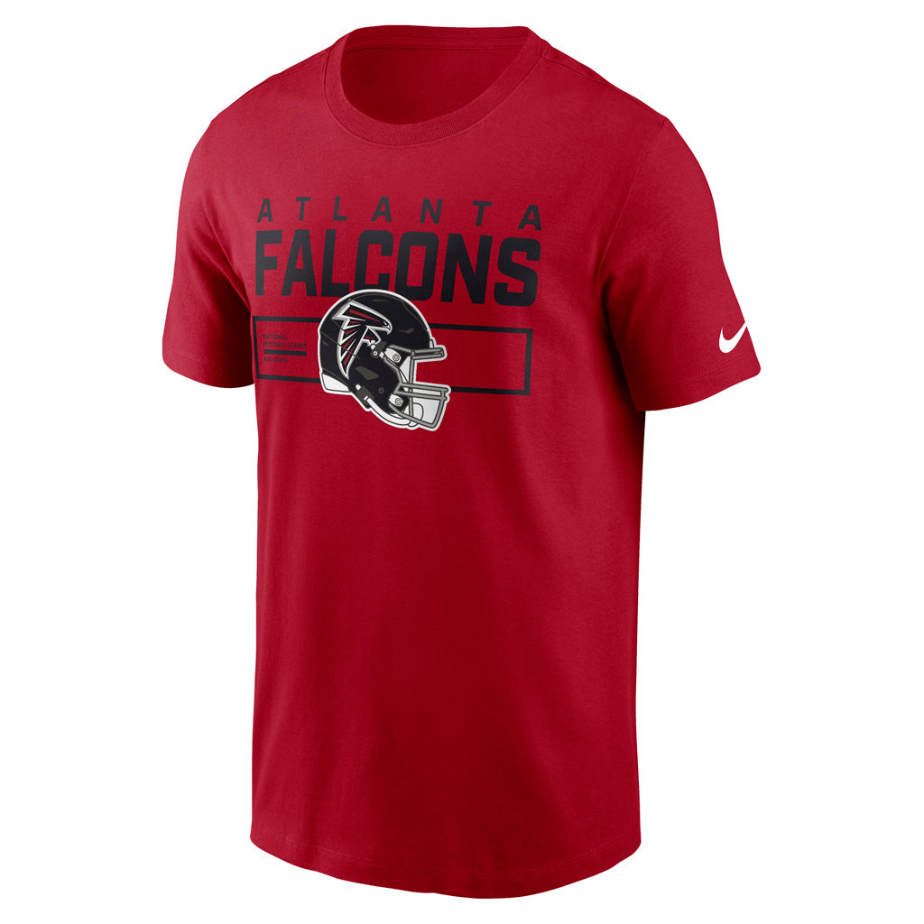 NFL Atlanta Falcons Nike Helmet Essential T-Shirt - Red