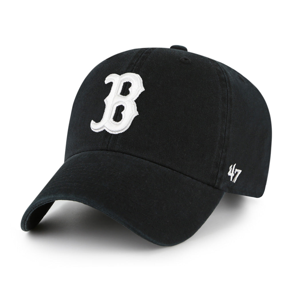 MLB Boston Red Sox '47 Black & White Clean Up Hat - Black