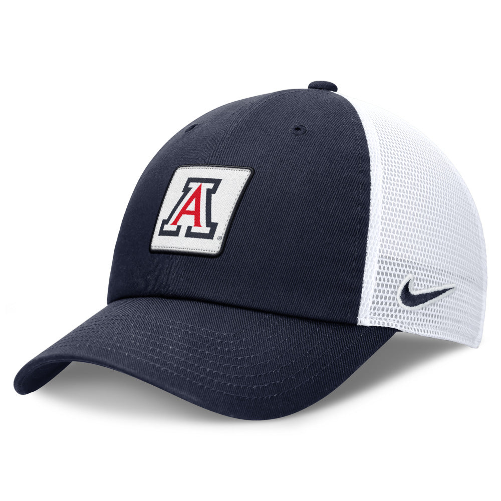 NCAA Arizona Wildcats Nike Club Unstructured Mesh Trucker Hat - Navy