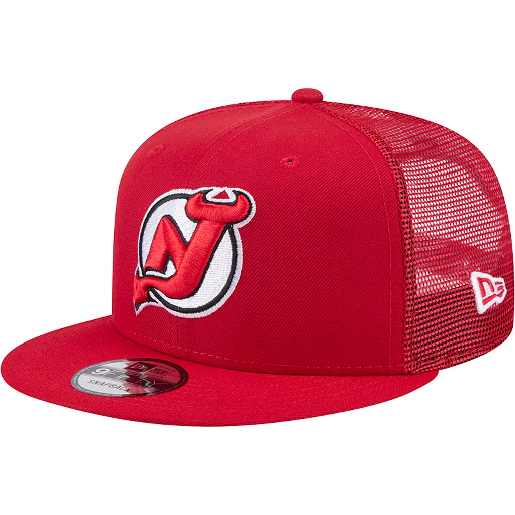 NHL New Jersey Devils New Era 9FIFTY Snapback Trucker Hat - Red