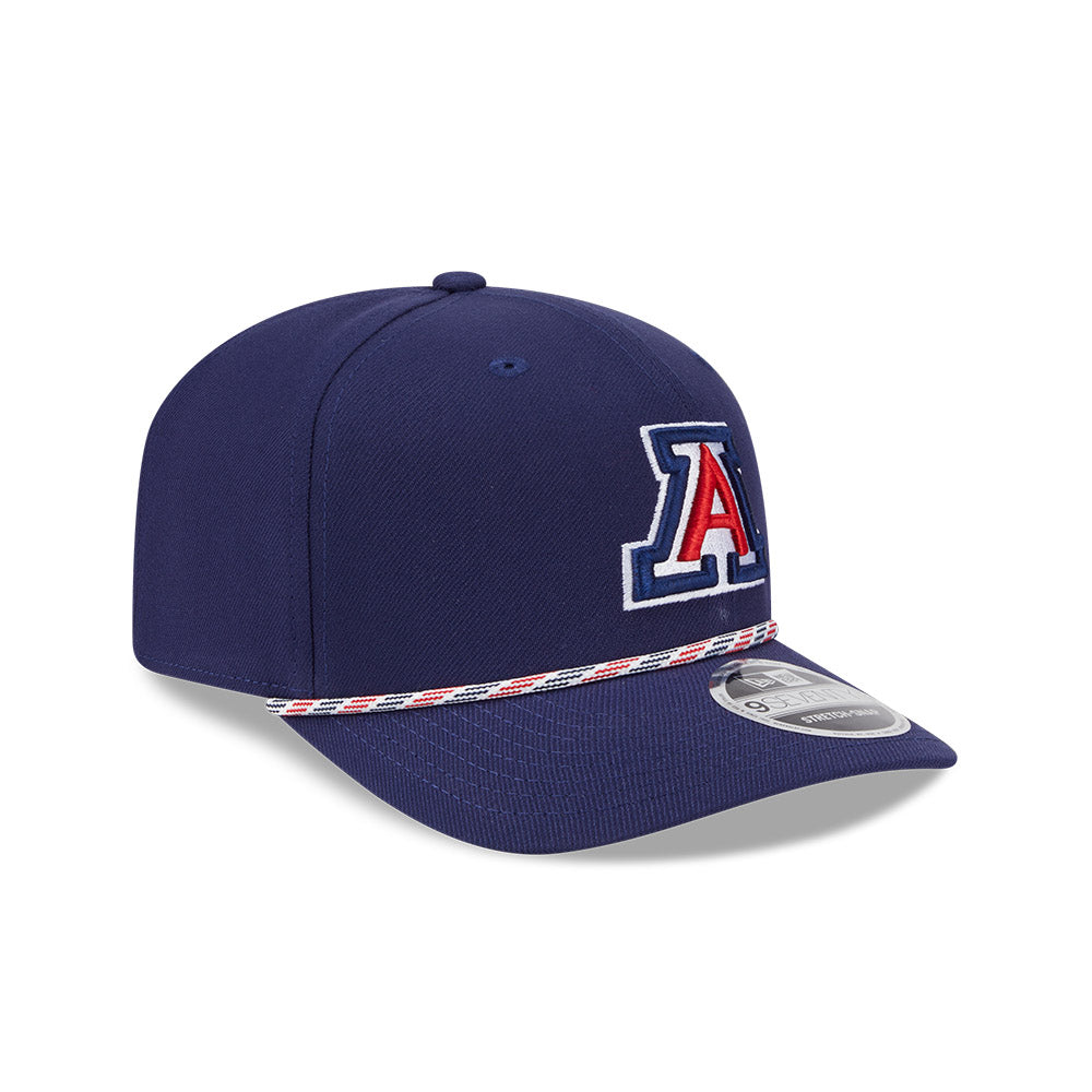 NCAA Arizona Wildcats New Era Multicolor Rope 9SEVENTY Stretch-Snapback Hat - Navy