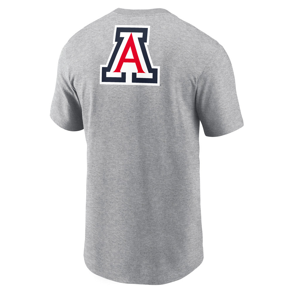 NCAA Arizona Wildcats Nike 2-Hit Wildcats T-Shirt - Gray