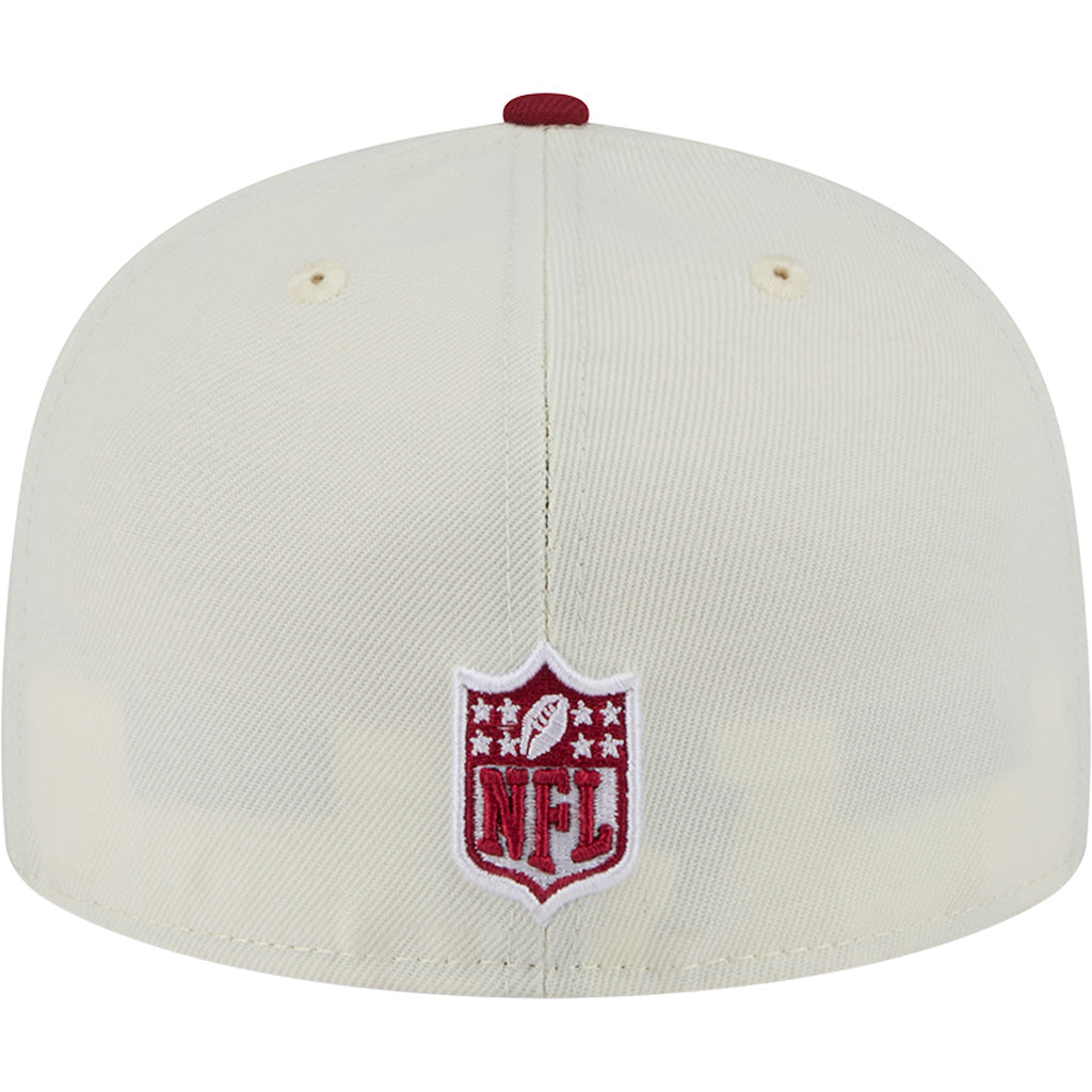 NFL Arizona Cardinals New Era Two-Tone Chrome OTC 59FIFTY Fitted Hat - Chrome
