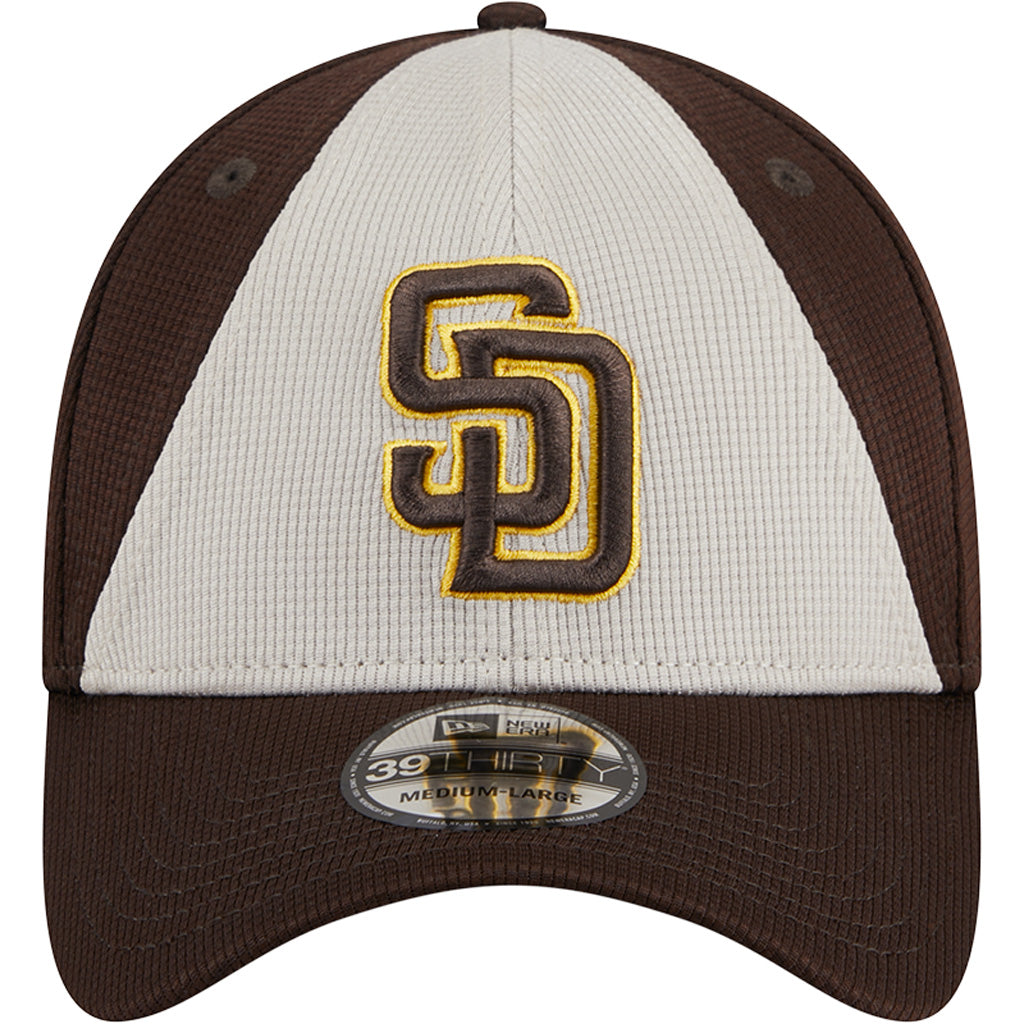 MLB San Diego Padres New Era 2025 Batting Practice 39THIRTY Flex Fit Hat - Gray