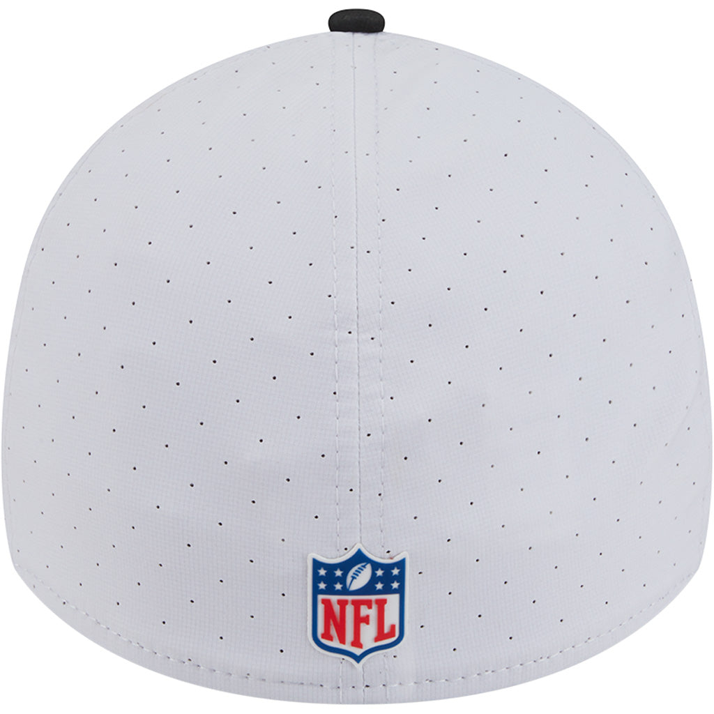 NFL Las Vegas Raiders New Era 2025 Training 39THIRTY Flex Fit Hat - White