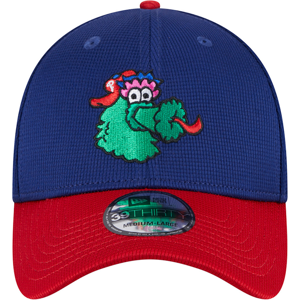 MLB Philadelphia Phillies New Era 2025 Batting Practice 39THIRTY Flex Fit Hat - Blue