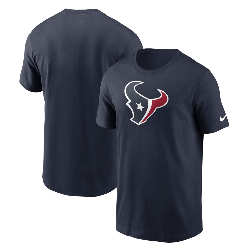 NFL Houston Texans Nike Cotton Essential Logo T-Shirt - Navy