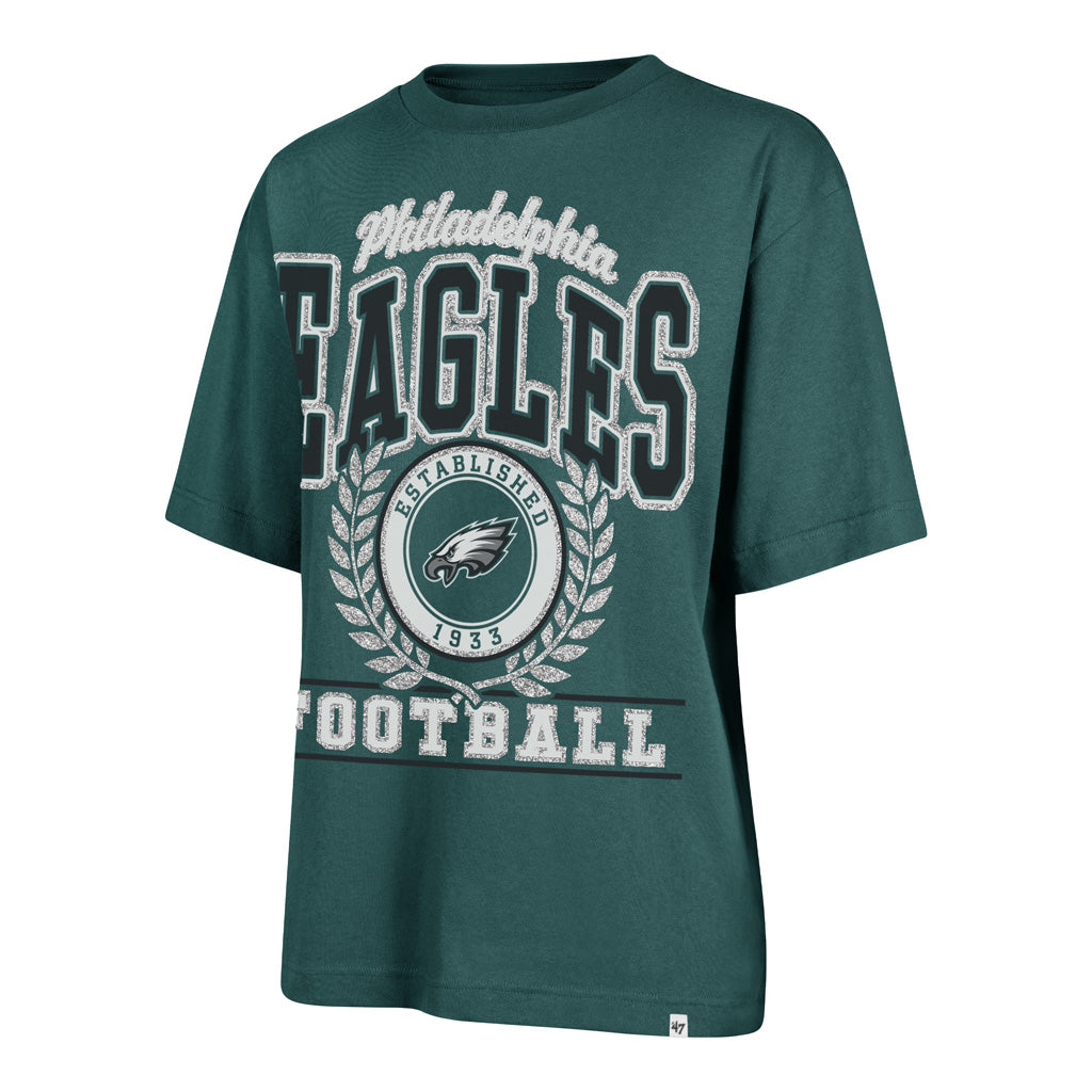 NFL Philadelphia Eagles Women's '47 Ring True Foundation T-Shirt - Green