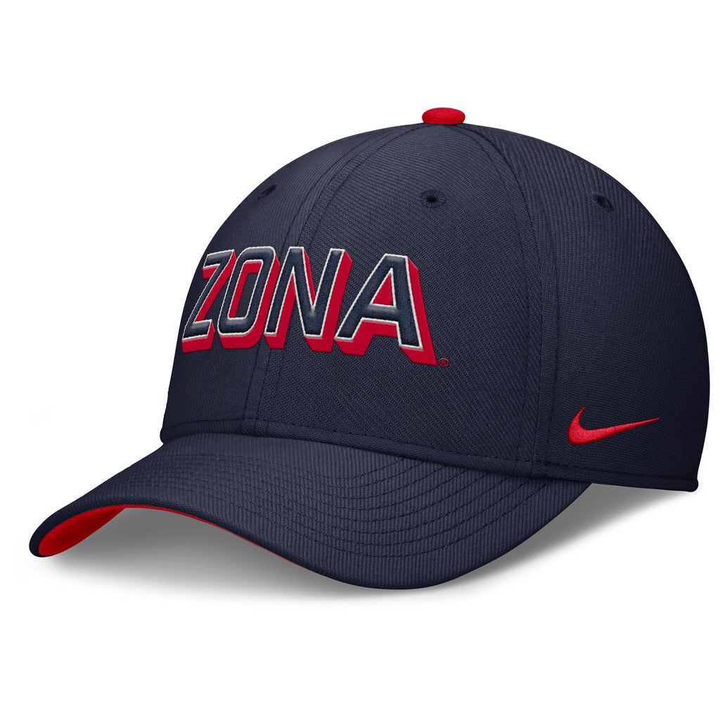NCAA Arizona Wildcats Nike Zona Swooshflex Fit Hat - Navy