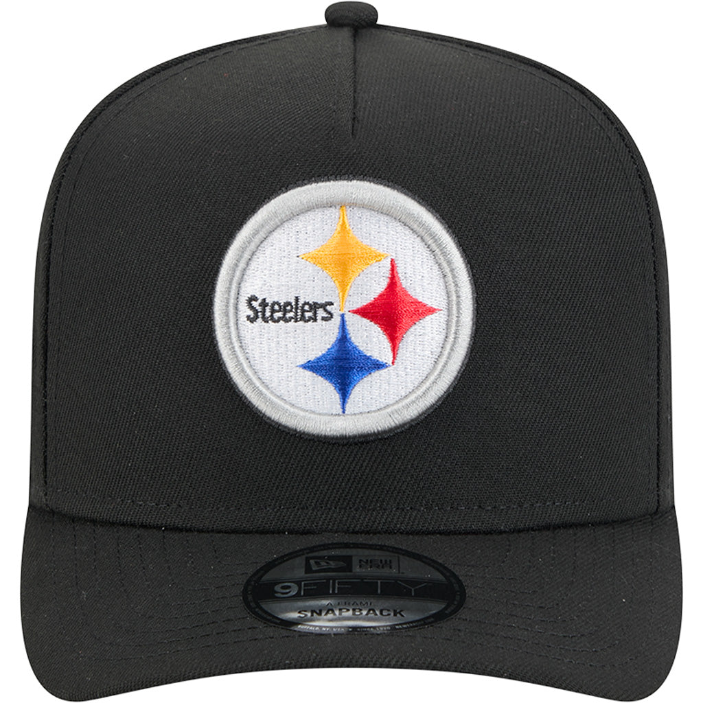 NFL Pittsburgh Steelers New Era OTC 9FIFTY A-Frame Hat - Black