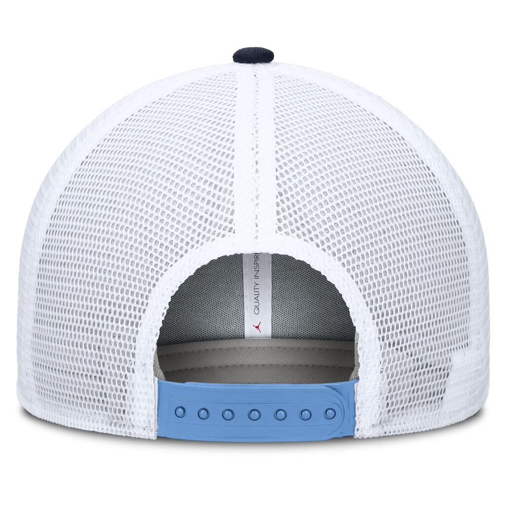 NCAA North Carolina Tar Heels Nike Primetime Trucker Snapback Hat - Blue