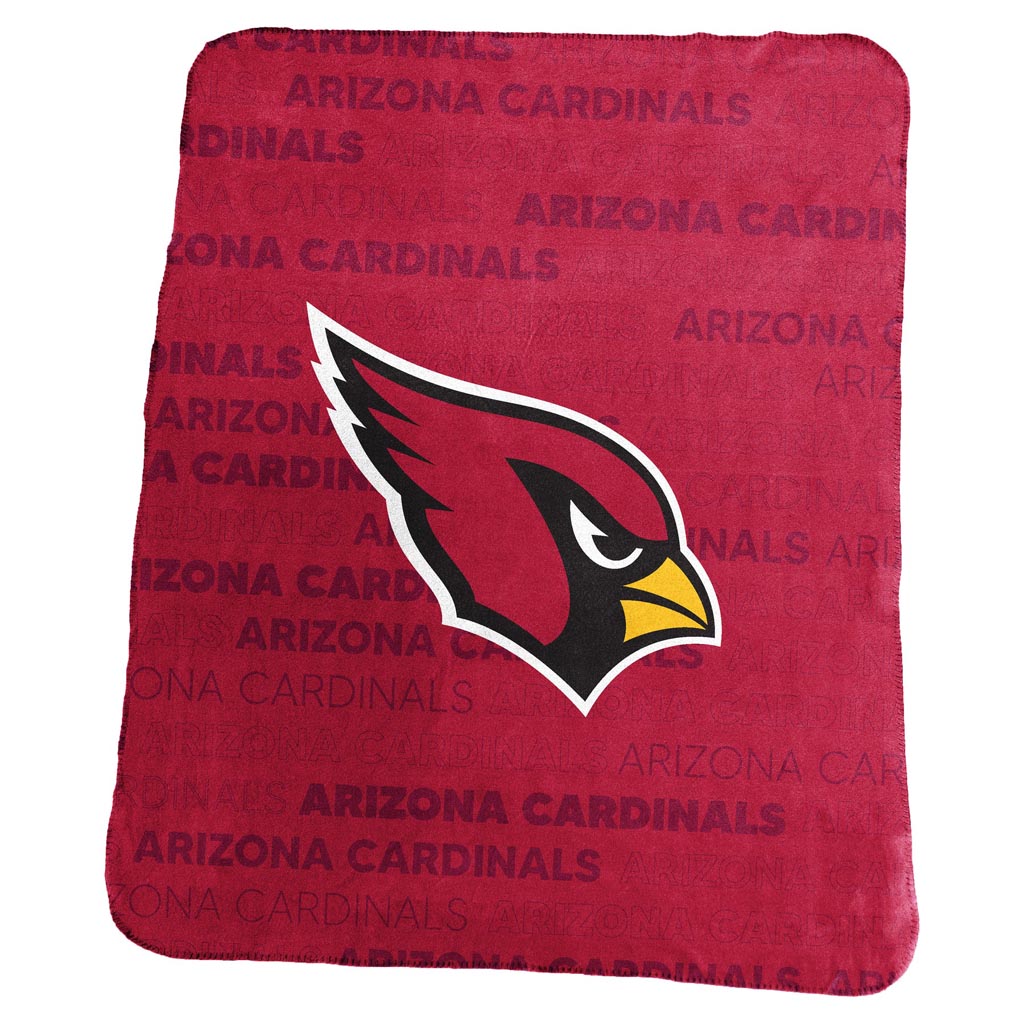 NFL Arizona Cardinals Logo Brands 50" x 60" Classic Blanket - Red